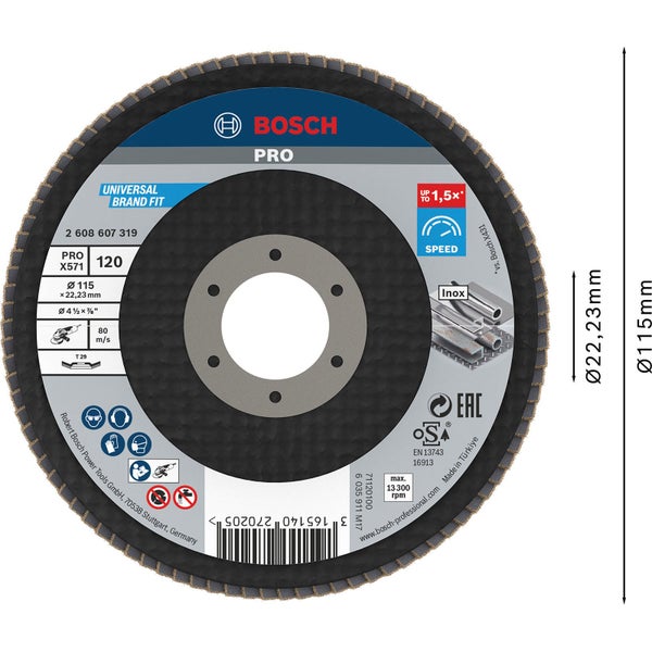 Bosch Trennscheibe mit einem Durchmesser von 115 mm