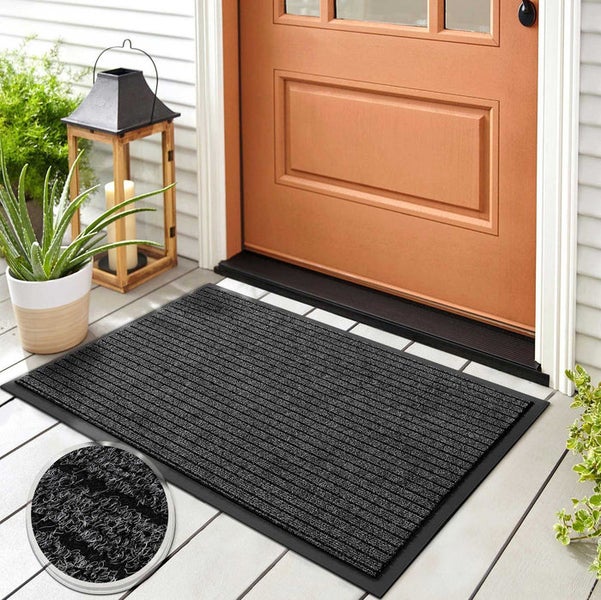 FLOORDIREKT Schmutzfangmatte Dura - Türmatte Für Innen & Außen - Anthrazit - 150 x 180 cm