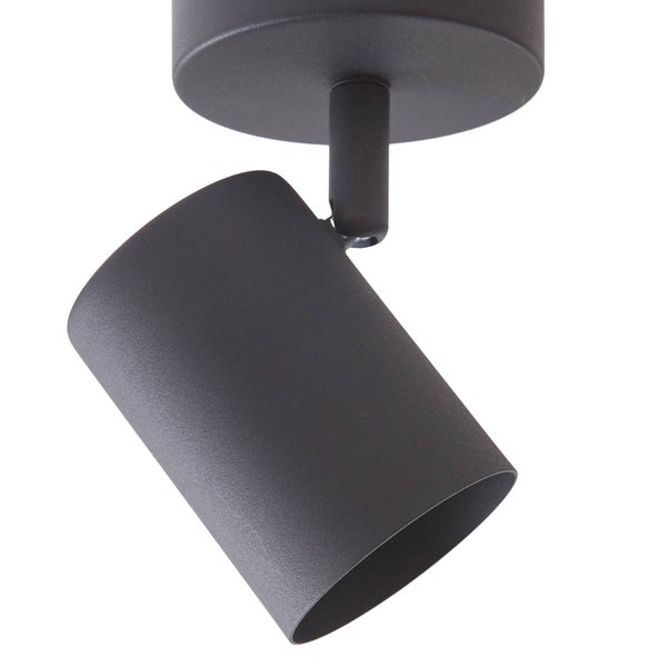 Lindby Strahler Jorell (Modern) in Schwarz aus Metall (1 flammig, GU10) - Deckenlampe Deckenleuchte Lampe Spot Arbeitszimmerleuchte
