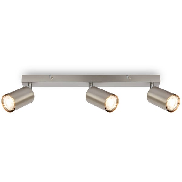 Deckenstrahler Deckenleuchte Deckenlampe Schlafzimmer Schwenkbar 3-flammig GU10