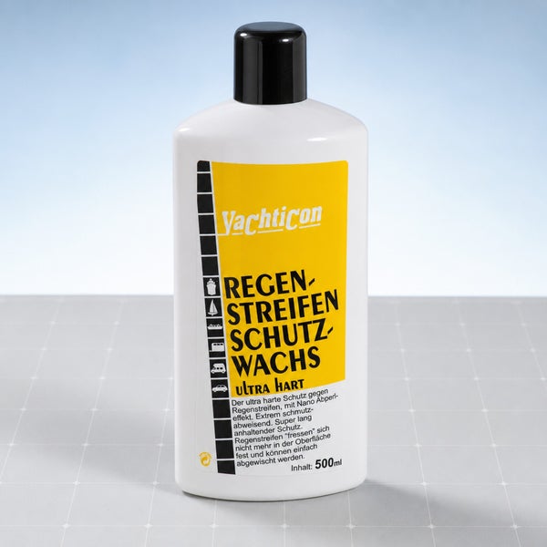 Yachticon Regenstreifenschutzwachs Ultra Hart 500 Milliliter für Boote und Wohnmobile