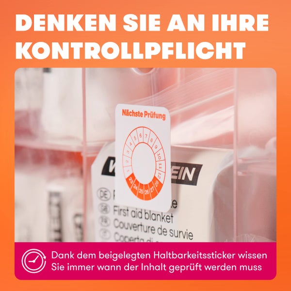 Erste Hilfe Nachfüllset ÖNORM Z1020 Typ1 inkl. Erste Hilfe Anleitung - Verbandskasten Nachfüllset Ö-NORM Z 1020 Typ 1 mit praktischen Innentaschen - ÖNORM Z1020 Typ1 Nachfüllset für Betriebe