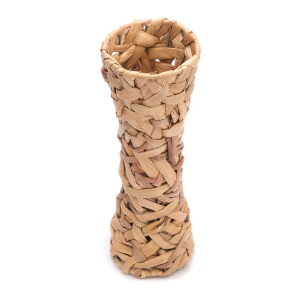 Vase  Malida 40 cm, Wasserhyazinthe naturfarben