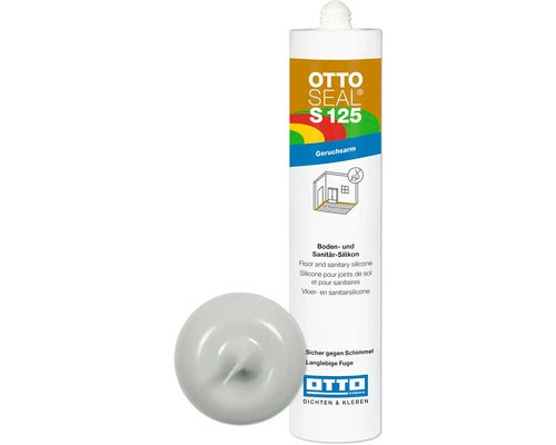 OTTOSEAL S 125 Boden- und Sanitärsilikon C94 silbergrau 310 ml