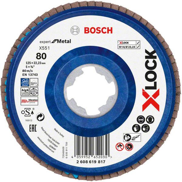 Bosch Logo, 10 Schleifmopteller in Folie verpackt