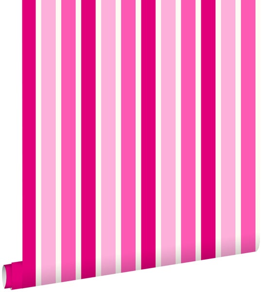 ESTAhome Tapete Streifen Rosa - 53 cm x 10,05 m - 115818