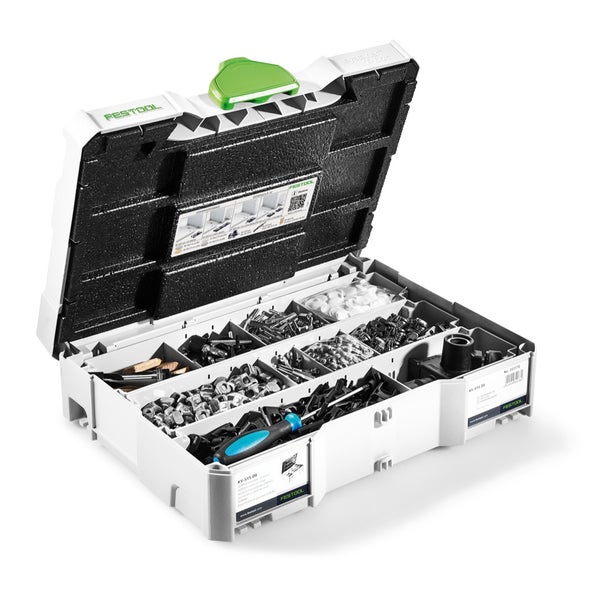 Festool Domino Verbinder Sortiment KV-SYS D8 im SYS 1 T-LOC SYSTAINER für Dübelfräsen ( 203170 )