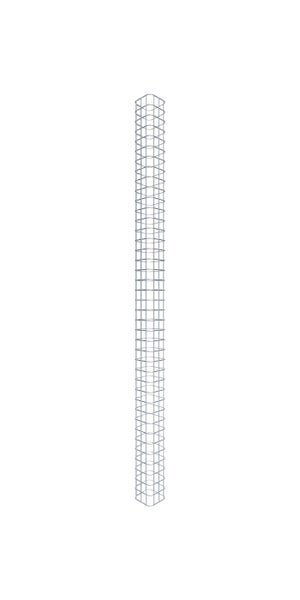 Gabionensäule 17 x 17 cm, MW 5 x 5 cm eckig - Höhe: 2,00 m