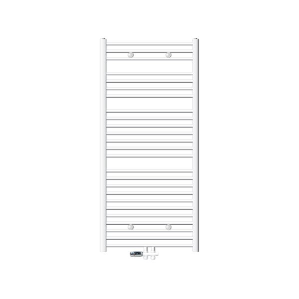 Technische Zeichnung eines Heizkörpers mit Maßangaben.