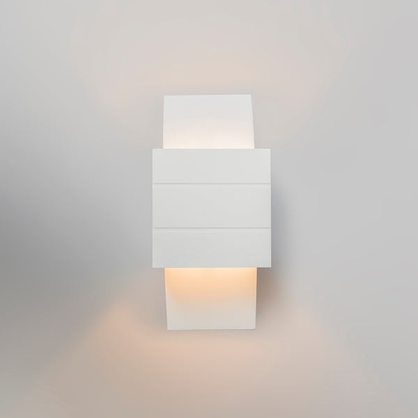 Set aus 2 modernen Wandleuchten weiß - Amy