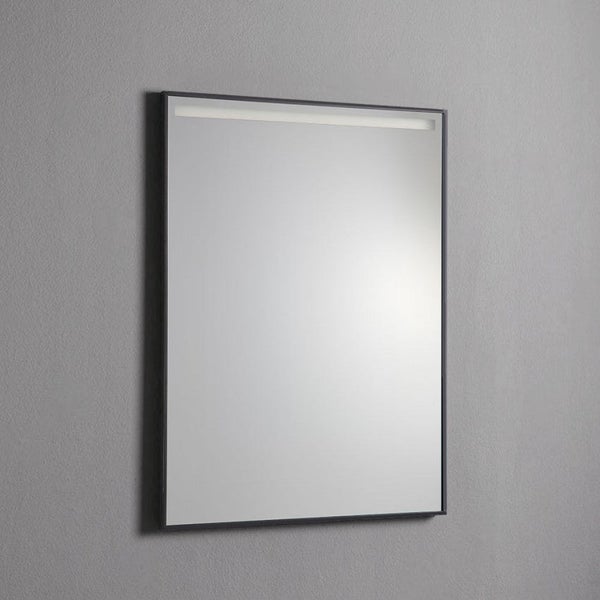 Spiegel 60 x 80 cm mit Hintergrundbeleuchtung und PVC-Rahmen