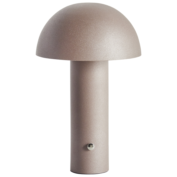 Kabellose LED Tischlampe BOJO mit Dimmer Metall Braun