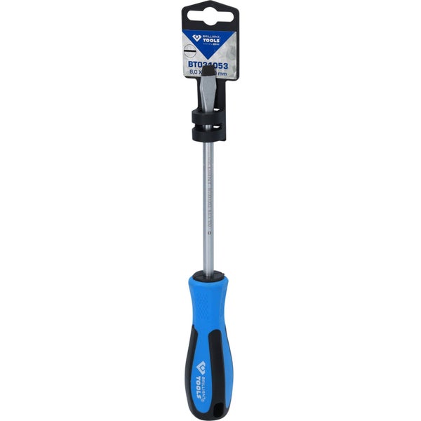 BRILLIANT TOOLS Schraubendreher Schlitz 8,0 x 150 mm - BT031053
