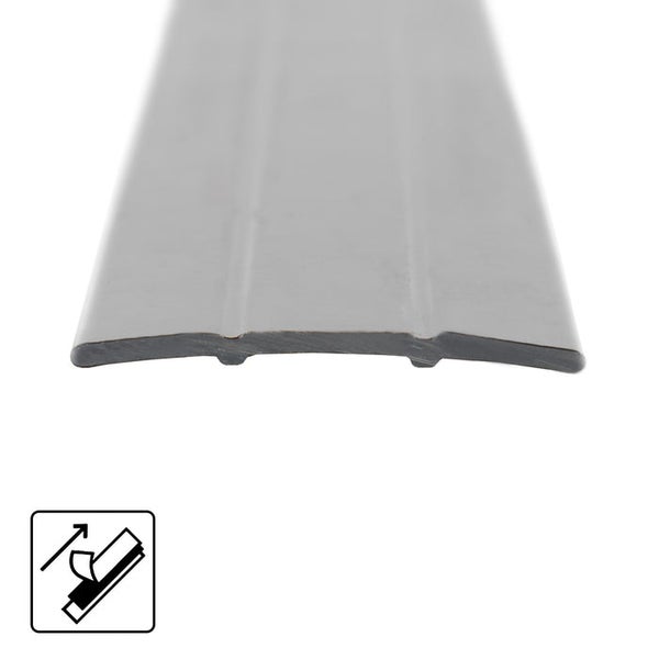 FLOORDIREKT Übergangsprofil - Übergang zwischen Bodenbelägen - Breite: 38 mm - Schwarz - Selbstklebend - 100 cm