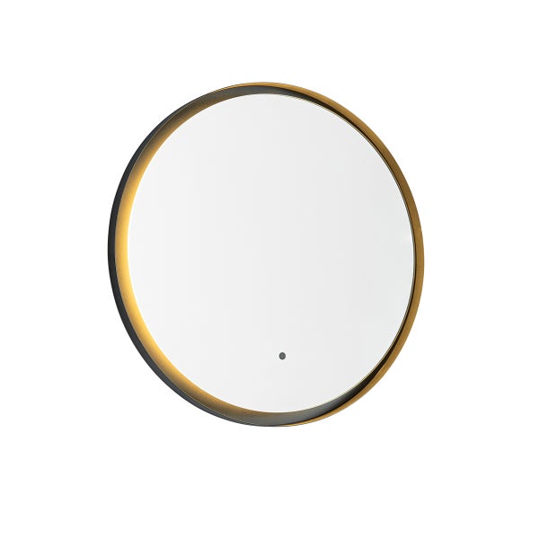 Runder Spiegel mit Beleuchtung