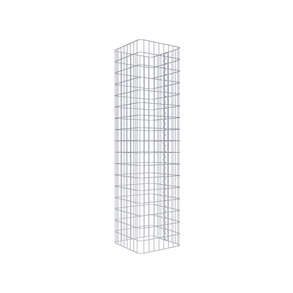 Gabionensäule 42 x 42 cm, MW 5 x 10 cm eckig - Höhe: 1,70 m