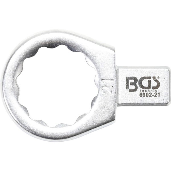 BGS Einsteck-Ringschlüssel 21 mm Aufnahme 9 x 12 mm - 6902-21