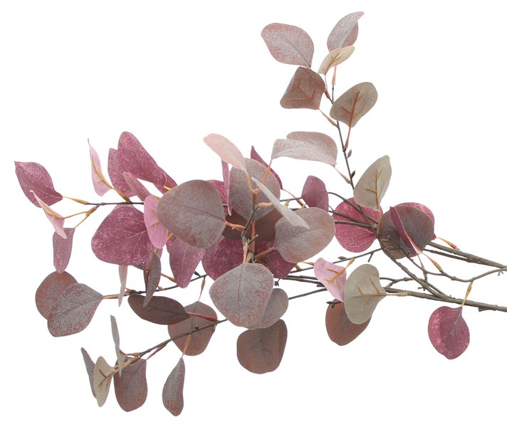 FRANK FLECHTWAREN | Eukalyptuszweig Mauve, 2er Set, KUNSTSTOFF, L: 85 cm