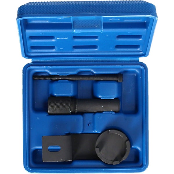 Werkzeugsatz im blauen Koffer