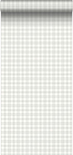Borastapeter Tapete Karomuster Grau - 53 cm x 10.05 m - 660386