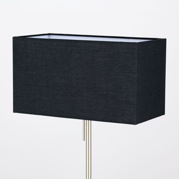 Rechteckiger Lampenschirm 32 x 16 x 18 cm schwarz