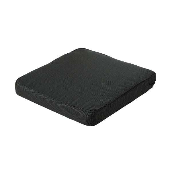 Lounge Profi-Line Sitzkissen Rib schwarz - ca. 73x73 cm - 2er-Set
