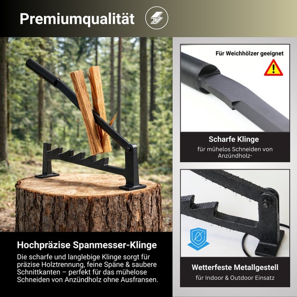 PROREGAL Bullforce Holzspalter manuell zur Wandmontage mit | HORNBACH