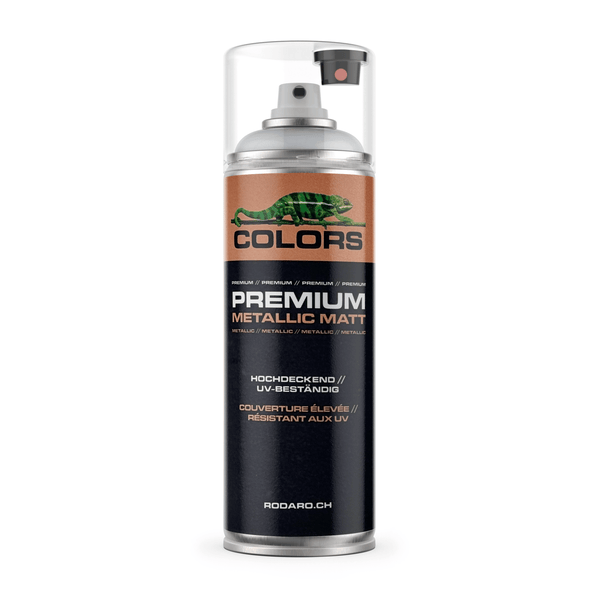 COLORS Sprühlack 400ml Metallic Silber Matt