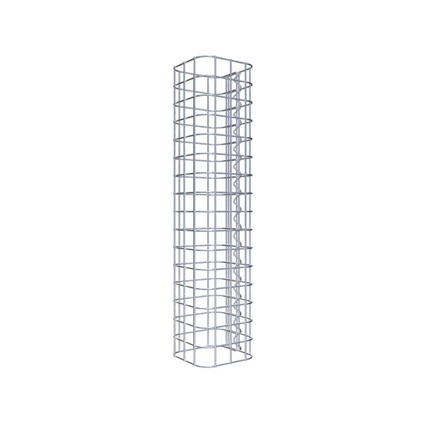 Gabionensäule 17 x 17 cm, MW 5 x 5 cm eckig - Höhe: 0,80 m