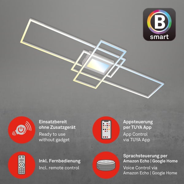 LED Deckenlampe Deckenleuchte Smart Wohnzimmer Dimmbar Fernbedienung CCT