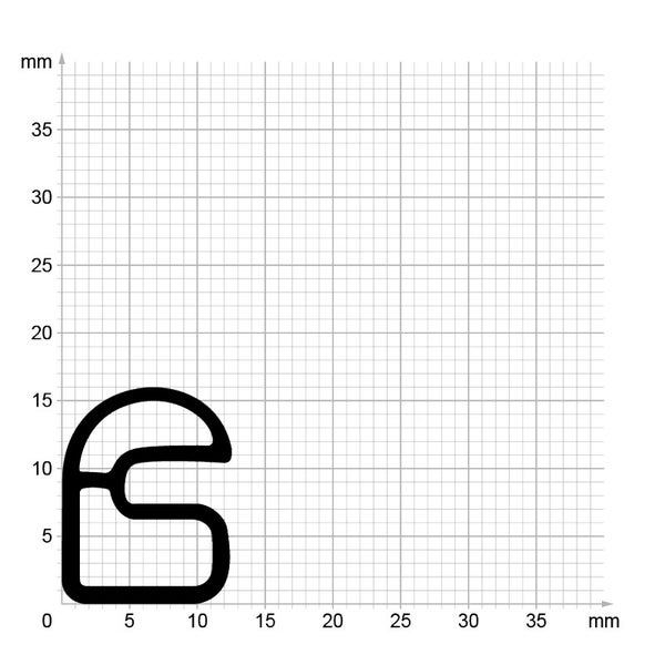 DIWARO. | Stahlzargendichtung SZ072 | weiß | 5 Meter