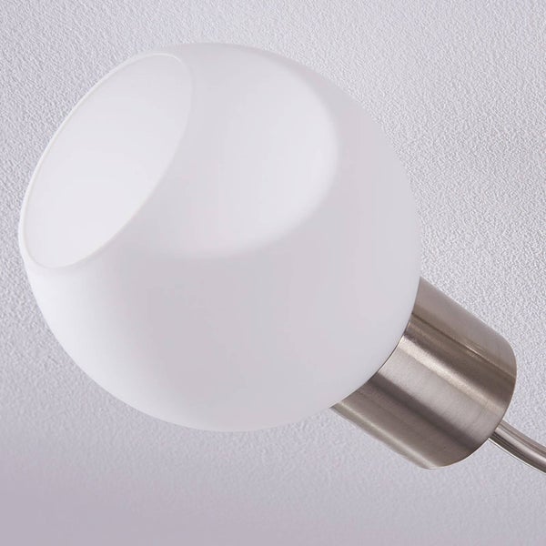 Lindby Deckenlampe Ciala (Modern) in Alu aus Glas (3 flammig, E14) - Deckenleuchte Lampe Wohnzimmerleuchte