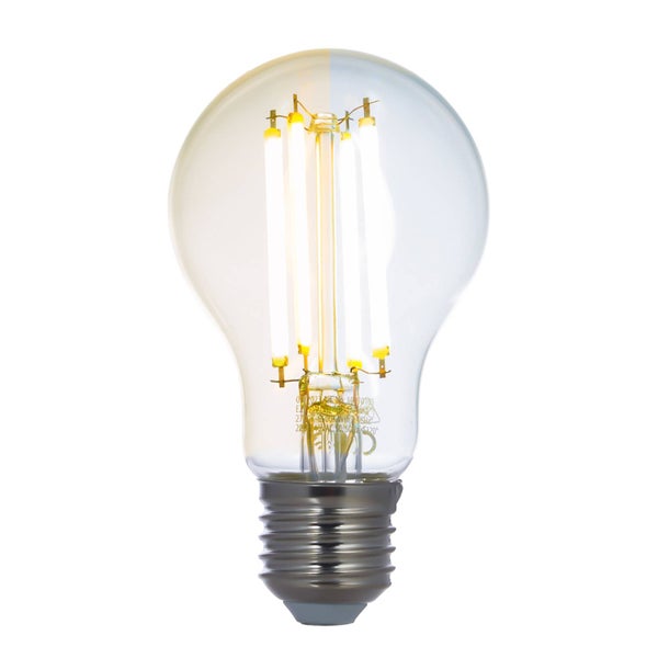 LED Lampe mit klarem Glaskolben und Glühfadenoptik