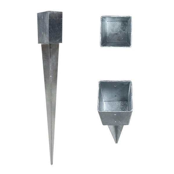 Pfostenträger zum Einschlagen in den Boden, aus Metall