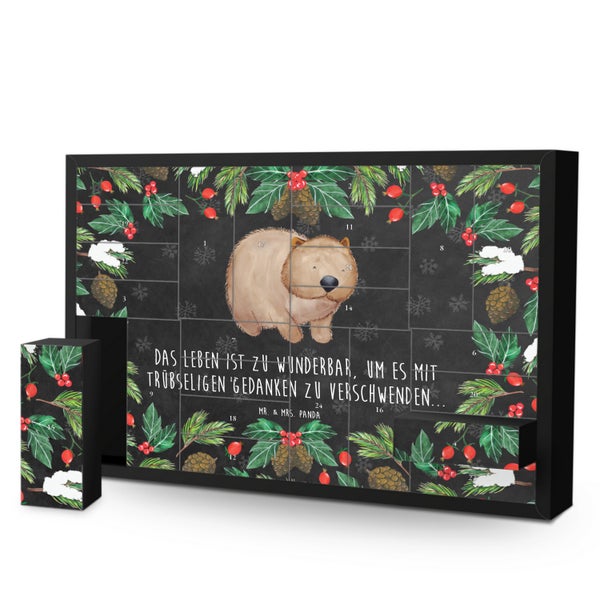 Mr. & Mrs. Panda Befüllbarer Adventskalender Wombat - Schwarz