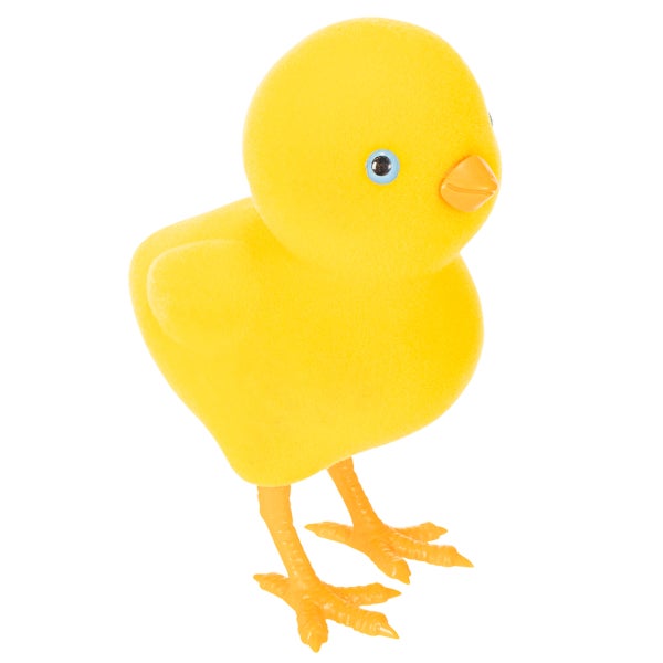 Gelbes Küken als Dekoration