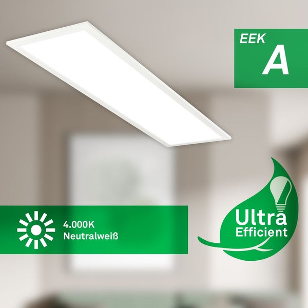 LED Panel LED Deckenleuchte Deckenlampe EEK A Neutralweiß