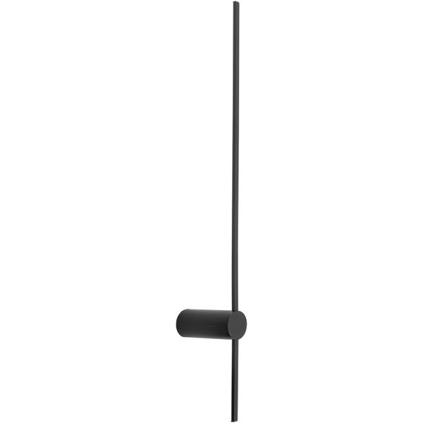 Moderne Wandleuchte in minimalistischem Stabdesign mit zylindrischem Wandhalter