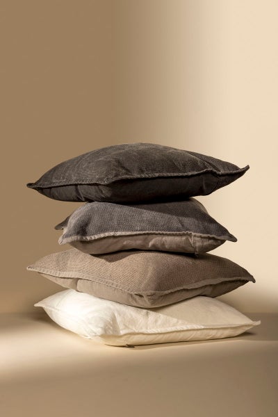 Bowie Dekokissen - Unifarben 45x45 cm, Beige