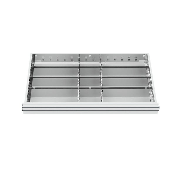 WS24 Schubladeneinteilung Metalleinteilung BLH 200-300 mm Innenmaß 800 x 450 mm - WS24-100311