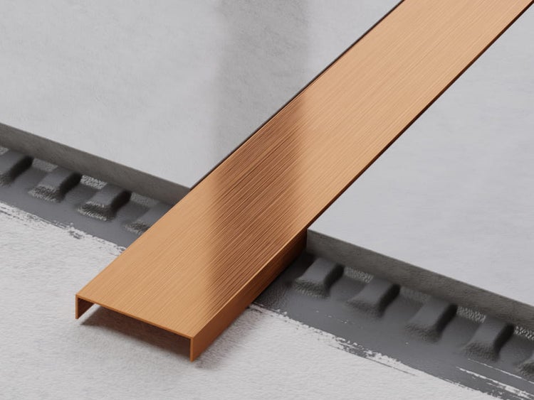 Fliesenprofil aus Metall