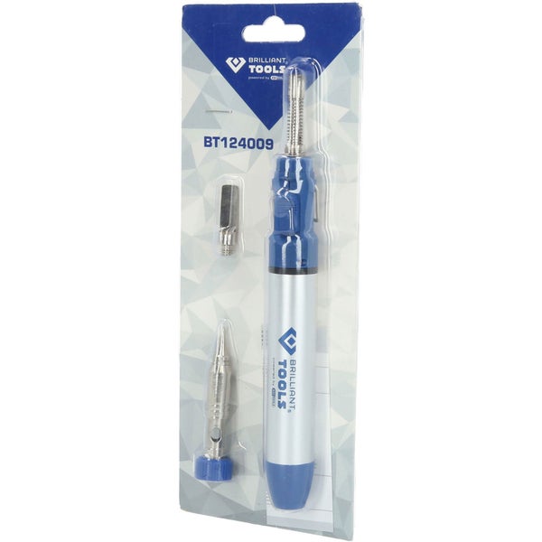 Brilliant Tools Lötkolben mit Aufsätzen in Verpackung