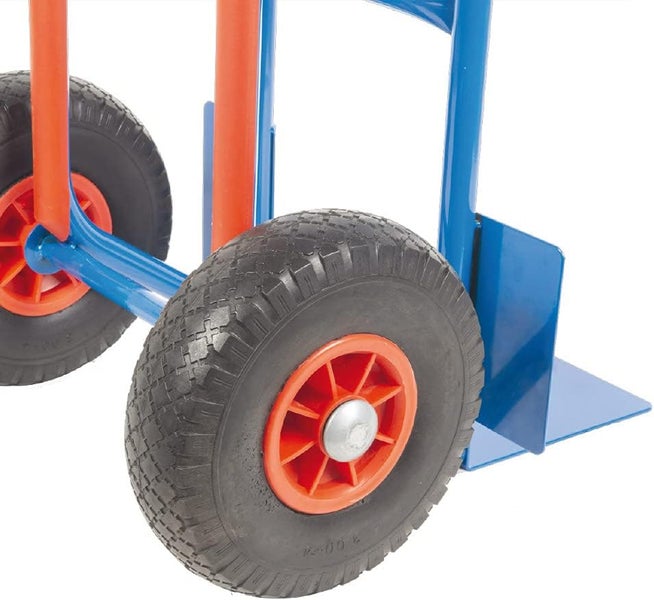 Sackkarre Trestles S04 Stahl | Treppensackkarre mit PU-Rädern & 250 kg Tragkraft | Blau | Profi-Transporthilfe Made in EU