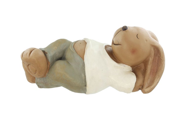 FRANK FLECHTWAREN | Hase Ruhepause, KUNSTSTOFF, 30 x 15 x 14 cm