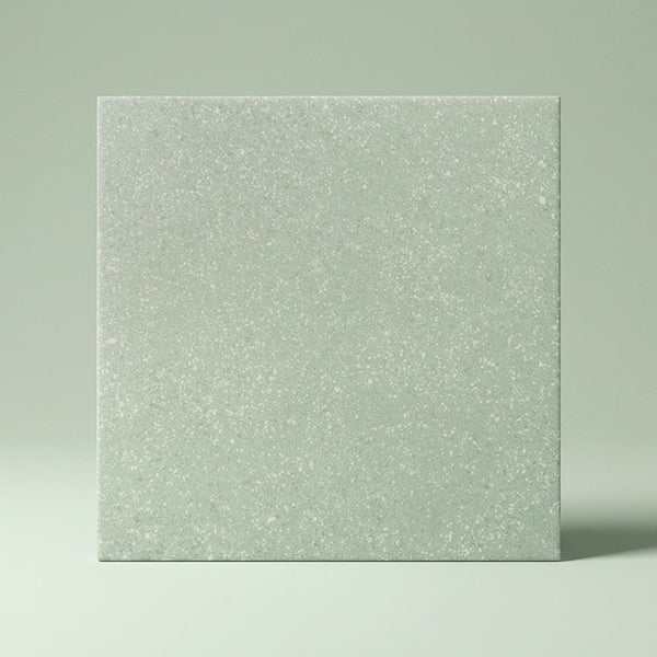 Quadratische Fliese mit Terrazzo Optik für Wand und Boden