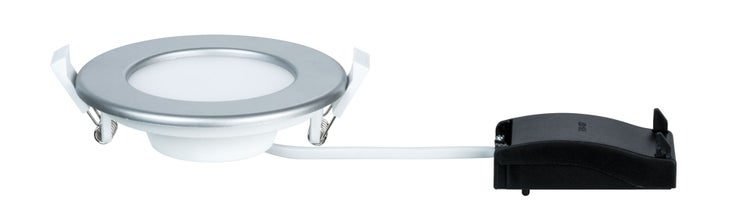 LED Einbaupanel IP44 rund 115mm 6W 390lm 4000K Chrom matt