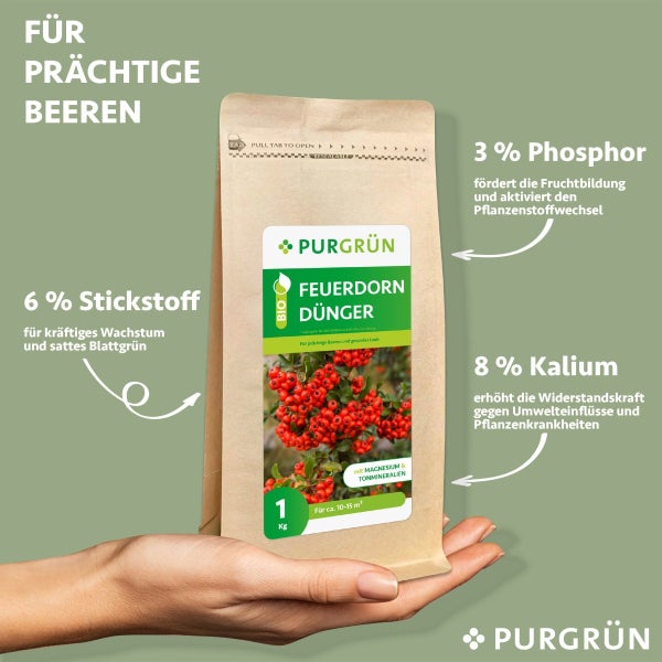Purgrün Bio-Feuerdorn-Dünger 1 kg