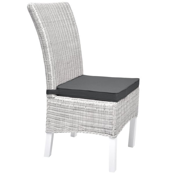 Beautissu Loft SK Stuhlkissen 45x40x5cm Graphitgrau (4tlg)