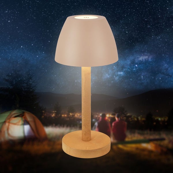 LED Tischlampe Akku LED Tischleuchte Kabellos Dimmbar Touch IP44 Warmweiß