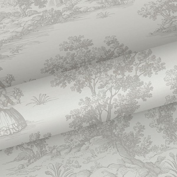 Tapete mit klassischem Landschaftsmuster